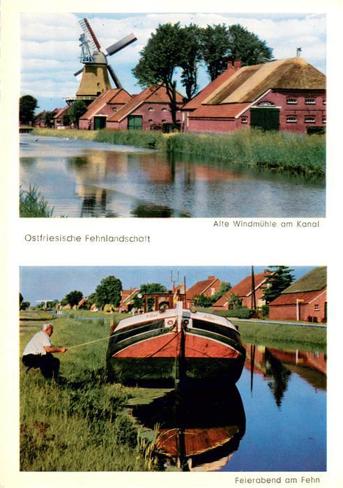 Ostfriesland Ostfriesische Fehnlandschaft Alte Windm