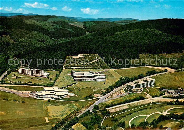 Fredeburg Schmallenberg Fliegeraufnahme VdK- Haus Kurmittelhaus Fachklinik