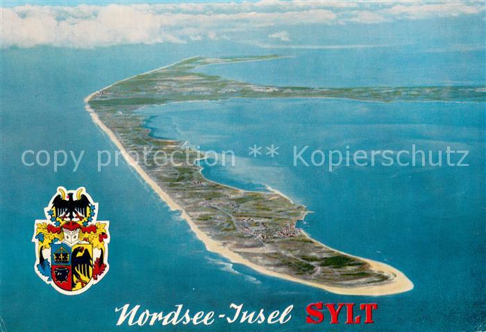 SYLT Insel Schleswig-Holstein Fliegeraufnahme