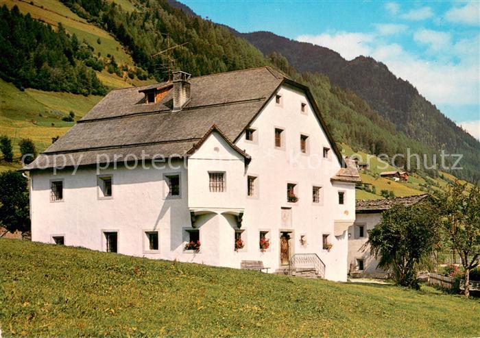 Steinhaus Ahrntal Ferienheim Bergrichterhof Aussenansicht