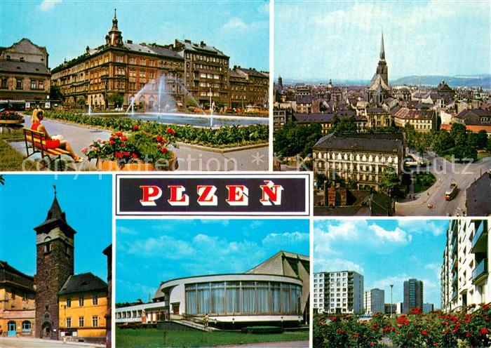 Plzen Pilsen Teilansichten