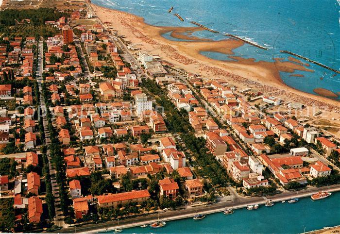 Porto Garibaldi Fliegeraufnahme Panorama-Ansicht