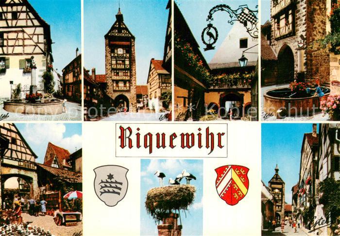Riquewihr Haut Rhin fontaine Sinnbruennen La Zehnthof Fachwerkhaeuser