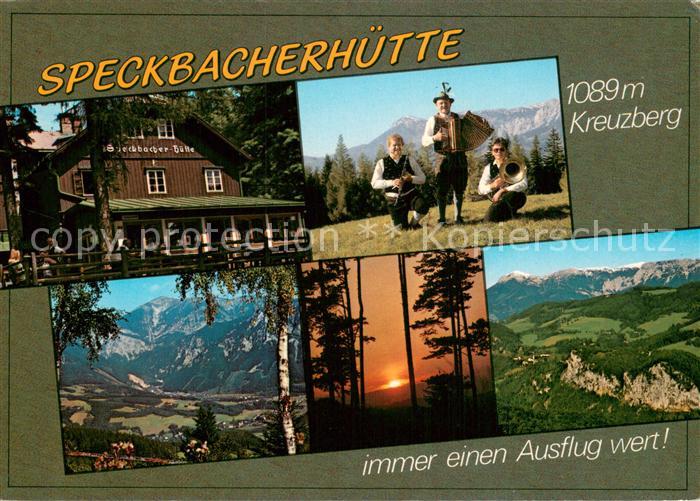 Breitenstein Niederoesterreich Speckbacherhuette Teilansichten m. Umgebung