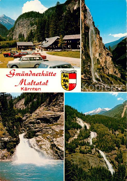 Maltatal Kaernten Gmuendnerhuette Schleierfall Blauer-Tumpf Melnikfall
