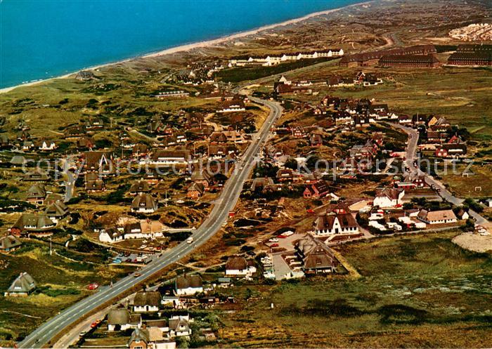 Rantum Sylt Fliegeraufnahme Gesamtansicht