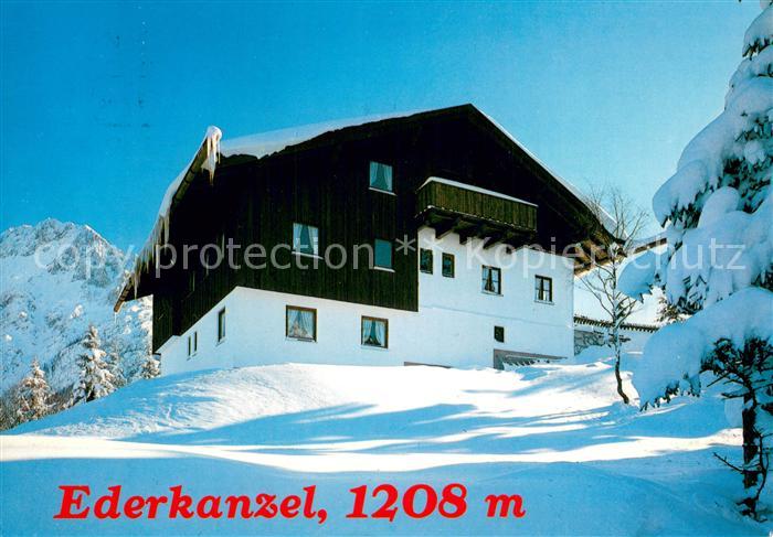 Ederkanzel im Schnee