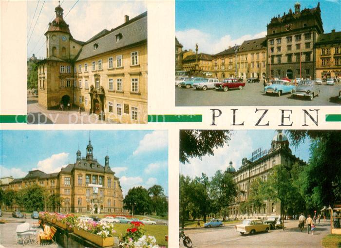 Plzen Pilsen Teilansichten