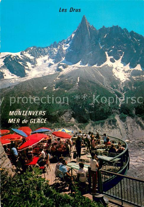 Chamonix Les Terrasses du Montenvers Panorama sur la Mer de Glace et l Aiguille