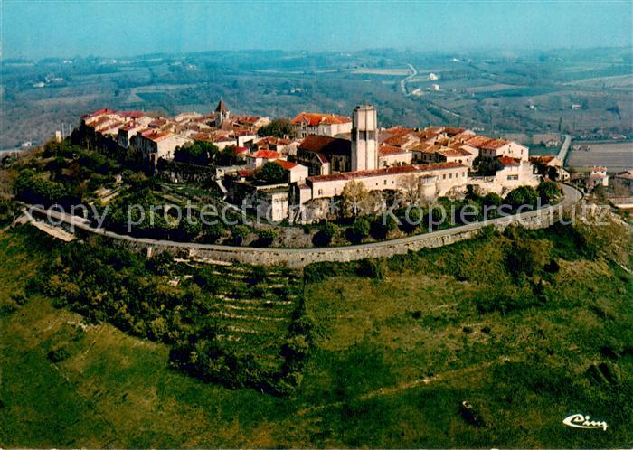 Tournon-d Agenais Fliegeraufnahme Gesamtansicht