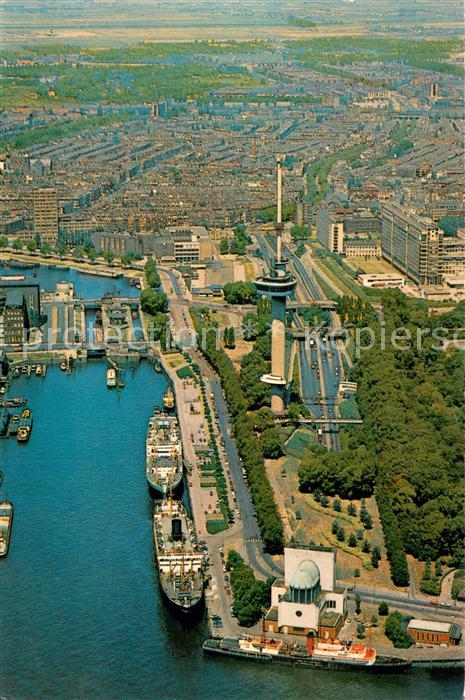 Rotterdam Fliegeraufnahme Euromast Space Tower Schiffsbruecke