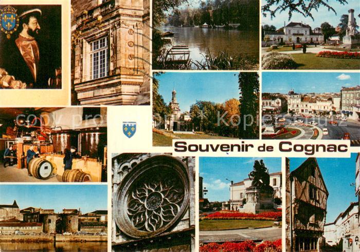 Cognac 16 Charente Le balcon du roi Robinson L Hotel de ville La place Francois