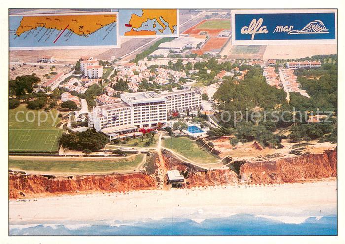 Albufeira Fliegeraufnahme Hotel Alfa Mar Praia da Falesia