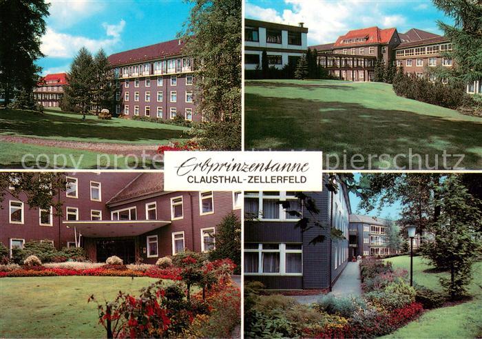 Zellerfeld Fachklinik Erbprinzentanne Teilansichten Aussen