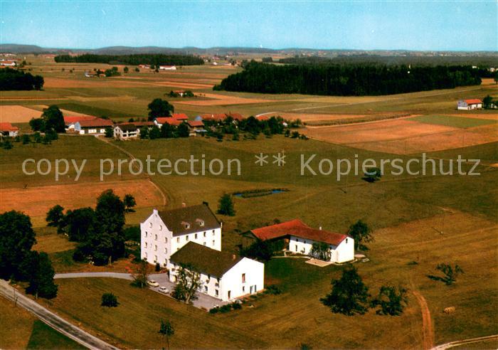 Engelsberg Oberbayern Fliegeraufnahme Caritas-Erholungsheim St. Notburga