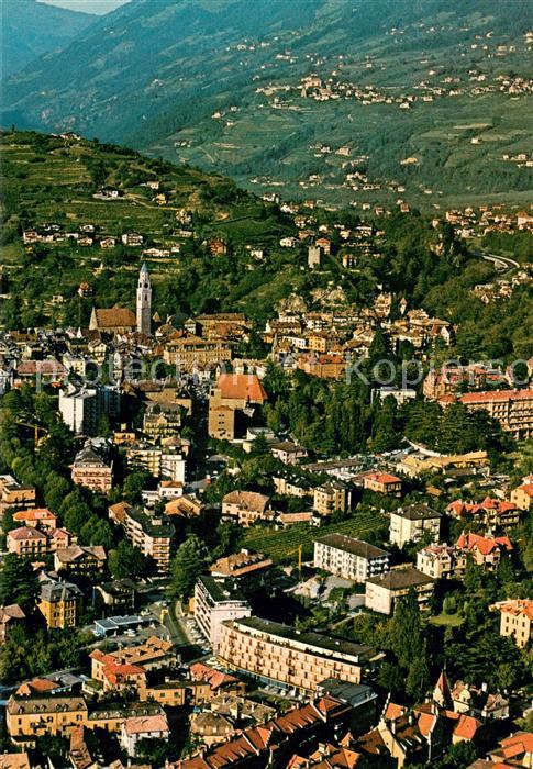 Merano Meran Fliegeraufnahme Teilansicht