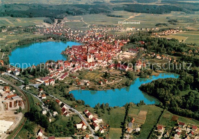 Bad Waldsee Kurort mit Stadtsee und Schlosssee