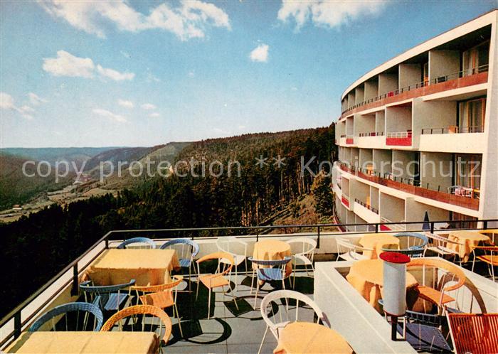 Bad Wildbad Sommerberghotel Wildbad Terrasse Fernsicht Schwarzwald