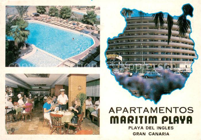 Playa del Ingles Apartamentos Martim Playa Restaurant Swimming Pool