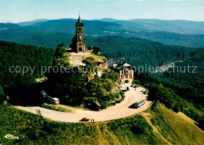 Dabo Moselle 57 Le Rocher et Chapelle Saint Léon au coeur du Massif Vosgien vue