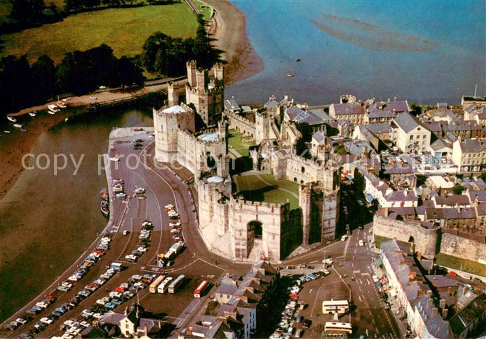 Caernarvon Castle from the air