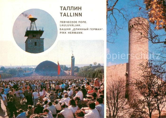 Tallinn Konzertveranstaltung Lange Hermann Turm Eckturm des Schlosses auf dem Do