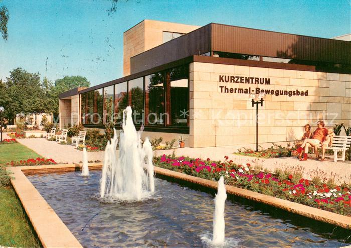 Bad Koenig Odenwald Kurzentrum Thermal-Bewegungsbad Wasserspiele
