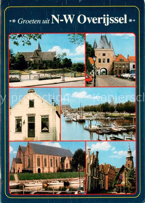 Overijssel Ortsansichten Kirche Hafen