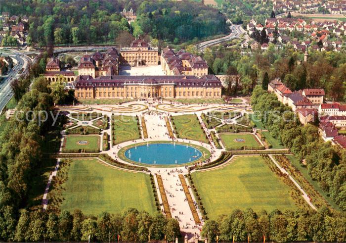 Ludwigsburg Wuerttemberg Wuertt. Residenzschloss Bluehendes Barock