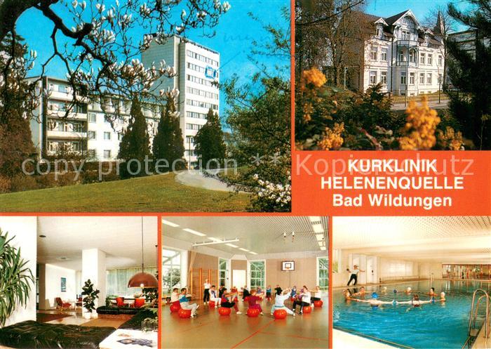 Bad Wildungen Kurklinik Helenenquelle Reha-Klinik Hallenbad Gymnastikraum
