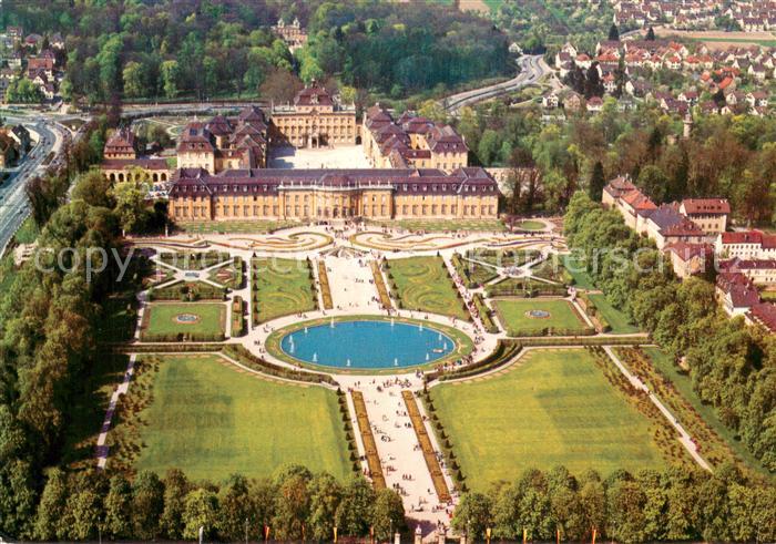 Ludwigsburg Wuerttemberg Wuerttembergisches Residenzschloss Bluehendes Barock