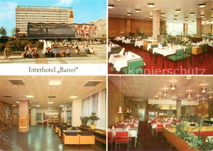 Koenigstein Saechsische Schweiz Interhotel Bastei Restaurant Empfang Grill-Resta