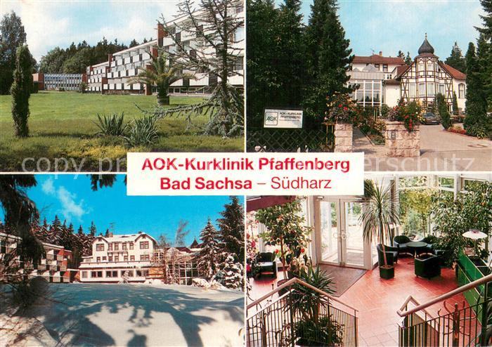 Bad Sachsa Harz AOK Kurklinik Pfaffenberg im Sommer und im Winter