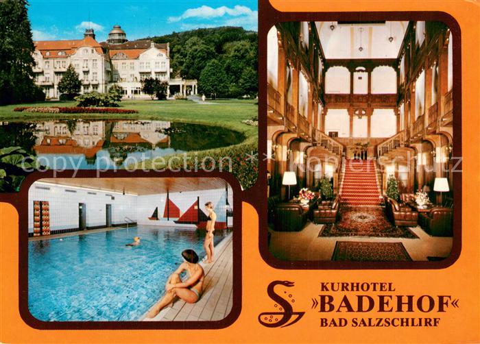 Bad Salzschlirf Kurhotel Badehof Park Hallenbad Halle