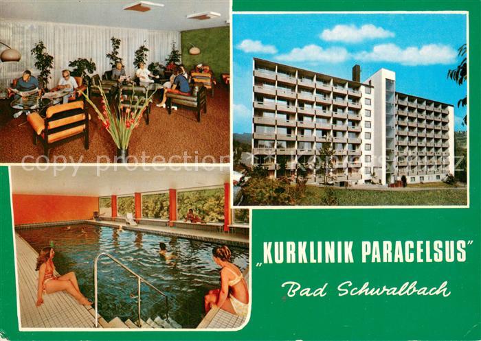 Bad Schwalbach Kurklinik Paracelsus Aufenthaltsraum Hallenbad