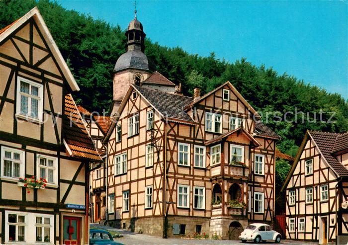 Bad Sooden-Allendorf Altstadt Fachwerkhaeuser