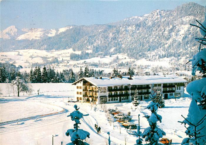 Reit Winkl Hotel Steinbacherhof Winterlandschaft Alpen