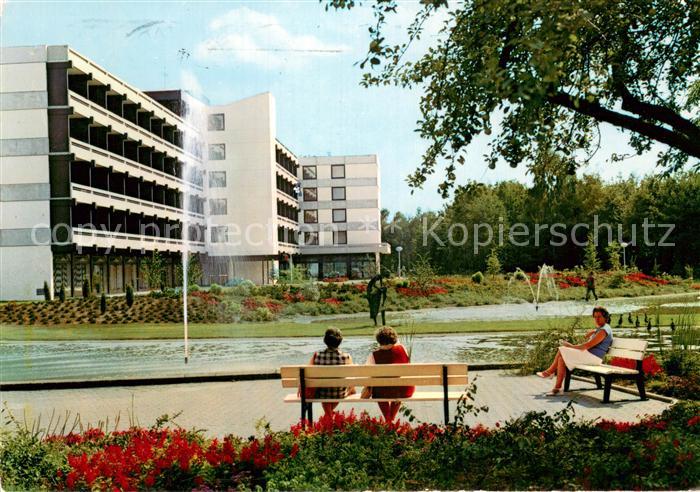 Bad Waldliesborn Kurklinik Kurpark Wasserspiele