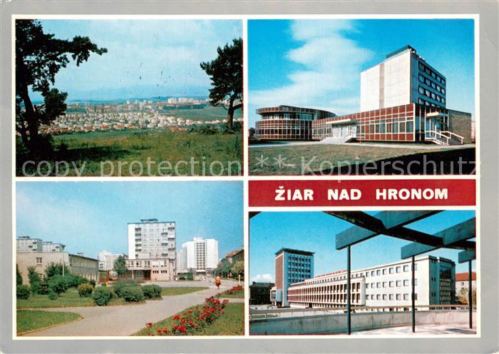 Ziar nad Hronom Panorama Hotel Luna Wohnsiedlung ONV Gebaeude