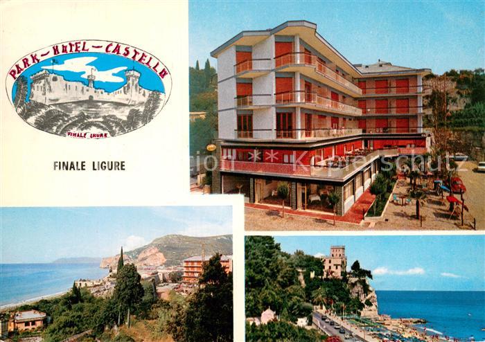 Finale Ligure Park Hotel Castello Kuestenpanorama