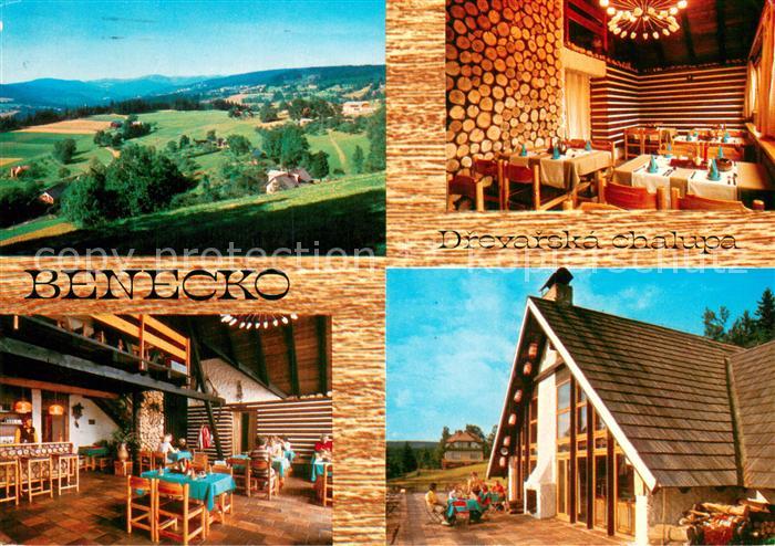 Benecko Semily CZ Drevarska chalupa Restaurace Krkonose Panorama Riesengebirge