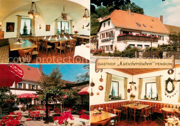 Bad Berneck Gasthof Pension Kutscherstuben Restaurant Terrasse