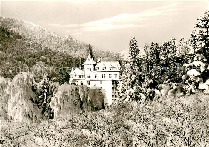 BADENWEILER BW Sanatorium Haus am Wald im Schwarzwald Winterlandschaft