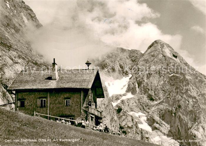 BERCHTESGADEN Bayern Carl von Stahlhaus mit Kuchlergoell Berghuette Alpen