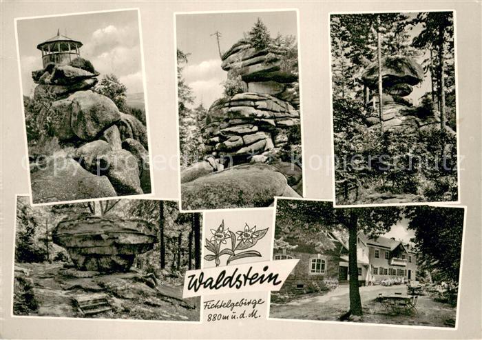 Zell Fichtelgebirge Forsthaus Waldstein im Fichtelgebirge Aussichtspunkt Felsen