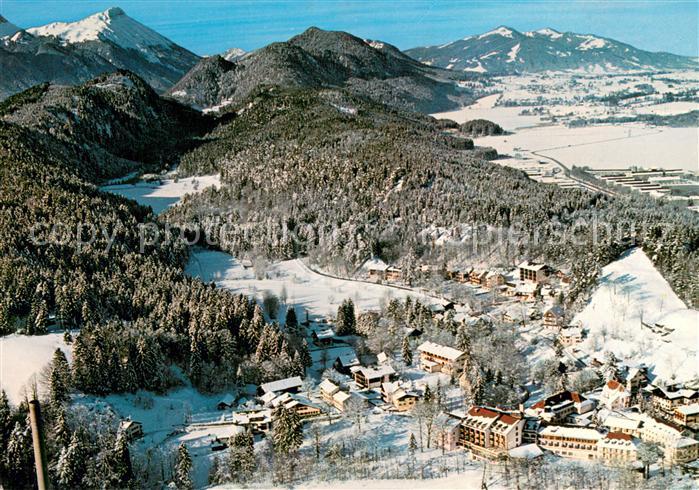 Bad Faulenbach mit Breitenberg Salober und Edelsberg Allgaeuer Alpen Winterlands