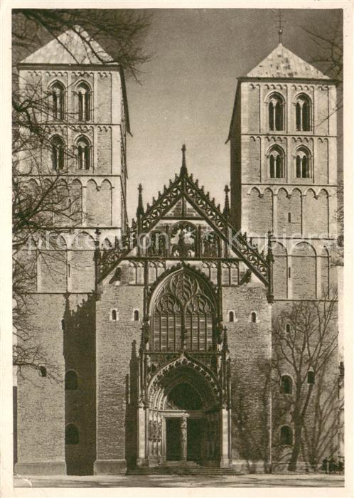 Muenster Westfalen Dom Westseite