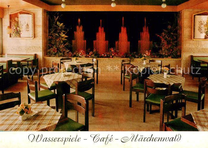 Sambachshof Wasserspiele Cafe Maerchenwald