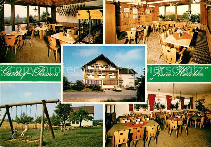 Hasselberg Main Gasthof Pension Zum Hirschen Gaststube Kinderspielplatz