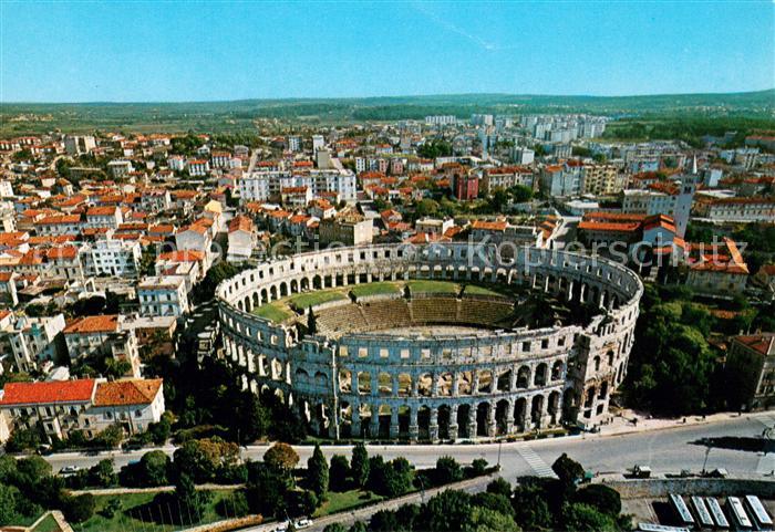 Pula Pola Croatia Panorama Amphitheater